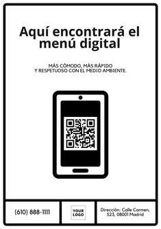 20 ideas de Carteles para poner códigos QR codigo qr codigos diseño