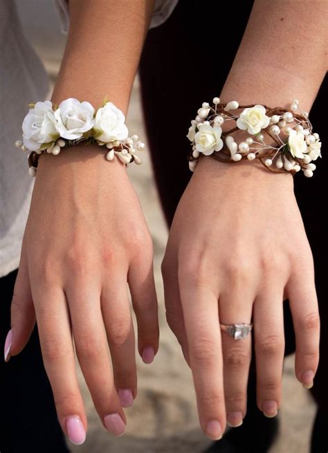 Corsage Bracelet Flower Wrist Bracelet Flower Wrist Corsage Wedding