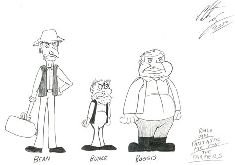 Roald Dahl Boggis Bunce And Bean By Morteneng21 Roald Dahl Roald