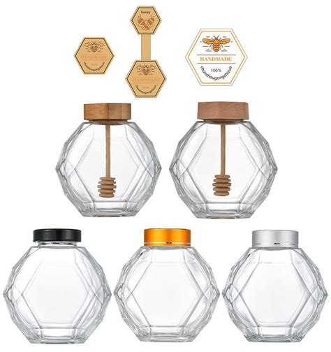 Wholesale Label Hexagonal Fancy Small Empty Pot Can Packaging Bottle