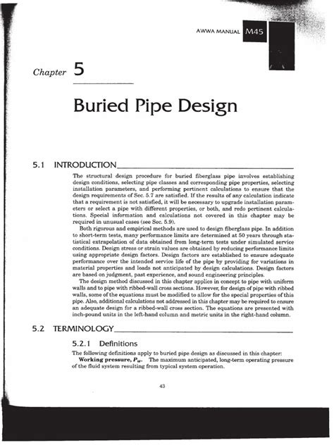 Pipeline Fiberglass Design Cap5 | PDF