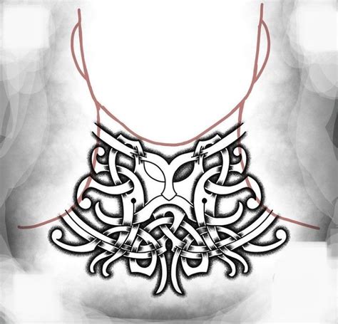 Norse Tattoo Celtic Tattoos Throat Tattoo Neck Tattoo Traditional