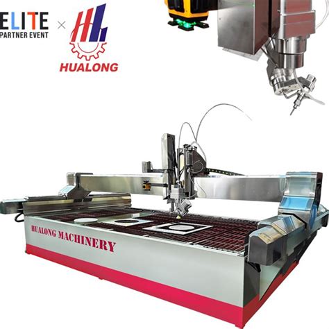 China 5 Axis Waterjet Cutting Manufacturers Suppliers Factory Good Price Hualong