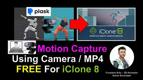 Webcam And Mp4 Ai Motion Capture For Iclone 8 Plask Ai Tutorial Youtube