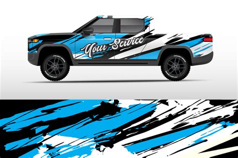 Truck Wrap Design For Company Service Vector Eps10 18834895 Vector Art