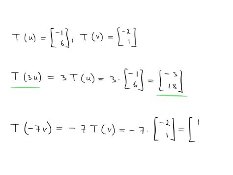 Solved Suppose T Is A Linear Transformation Let U V And W Be