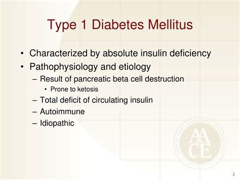 Ppt Comprehensive Overview Of Type 1 Diabetes Pathophysiology