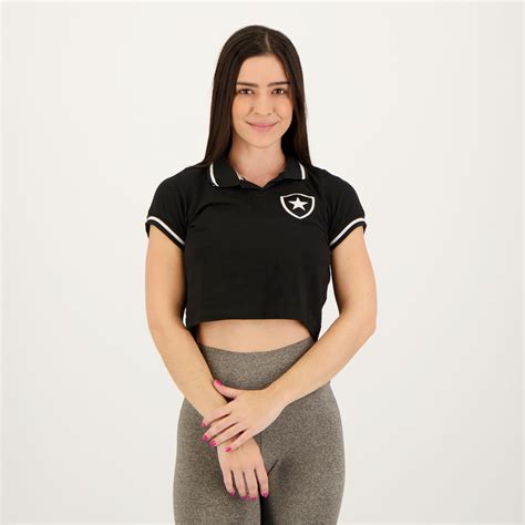 Botafogo Retro Black Cropped - FutFanatics