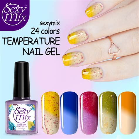 Sexymix New Arrivals Ml Fashion Color Thermal Gel Polish Uv Soak Off