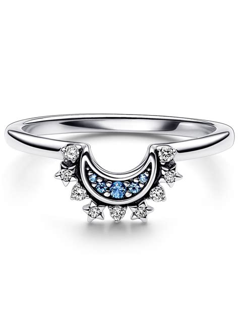 Pandora Himmlisch Funkelnd Sonne Und Mond Ring Set Uhrcenter