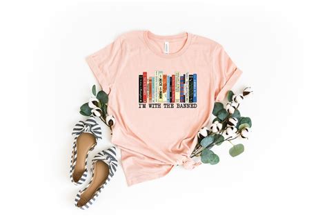 Im With The Banned Shirt Banned Books T Shirt Bookworm Etsy