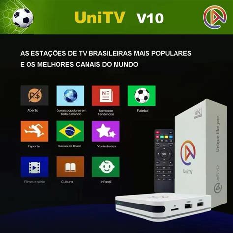 Receptor Unitv V K Ultra Hd Wzh Eletronico