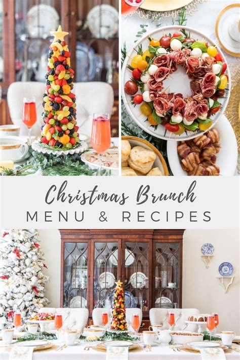 This Beautiful Christmas Brunch Menu Includes 10 Christmas Brunch Recipes That Are Delicious And