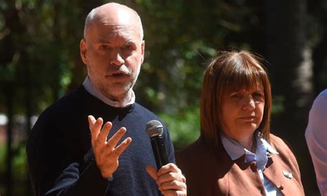 Patricia Bullrich anunció que Horacio Rodríguez Larreta será su jefe de