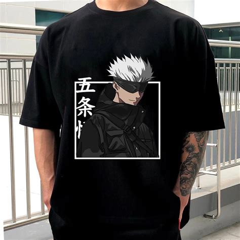 Camiseta Basica Camisa Algodao Satoro Gojo Senpai Feiticeiro Jujutsu