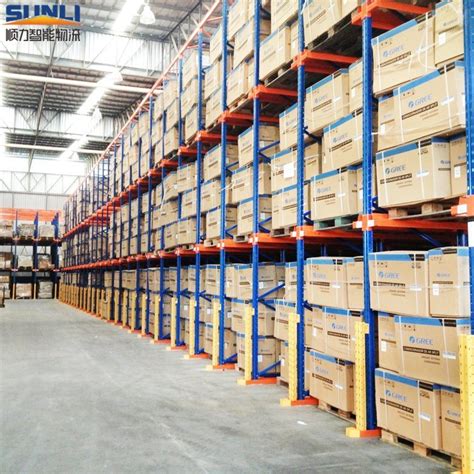 Sunli Drive In Rack Warehouse Racking Systems For Large Quantity Of Goods Drive In Pallet Rack