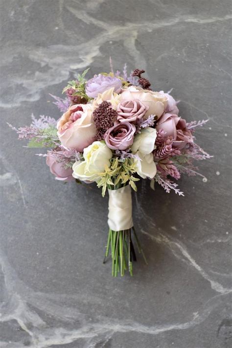 Dusty Mauve Wedding Bouquet Wedding Bouquet Bouquet Bride Bouquet