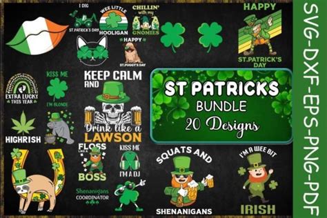 Retro St Patricks Day Bundle Bundle Creative Fabrica