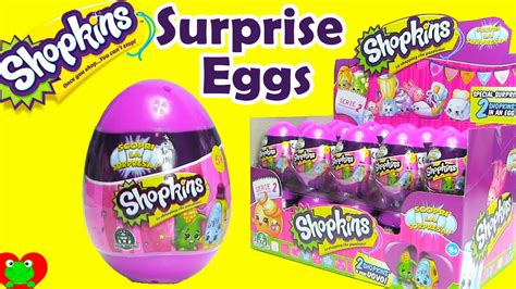 Shopkins Surprise Eggs Season 2 Huevos Sorpresa Shopkins YouTube