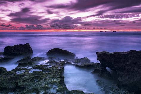 Purple Haze Burns Beach Sunset Matthew Wong Flickr