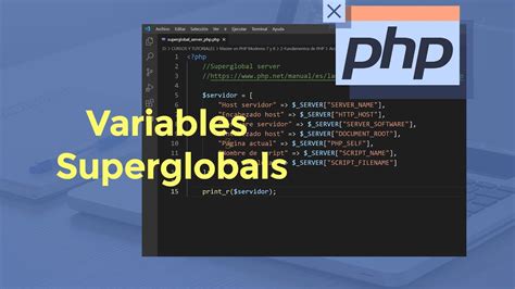 Variables Superglobales Server PHP PHP Superglobals YouTube