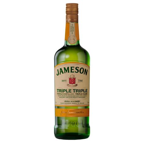 Jameson Triple Triple Triple Distilled Triple Cask Irish Whiskey 1000ml