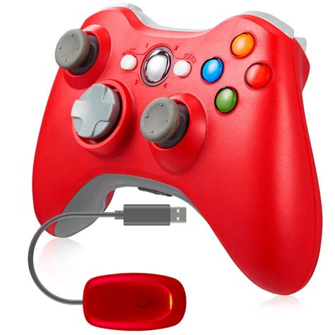 Ripley Mando Para Pc InalÁmbrico Mando Para Xbox 360 Rojo Rac Store