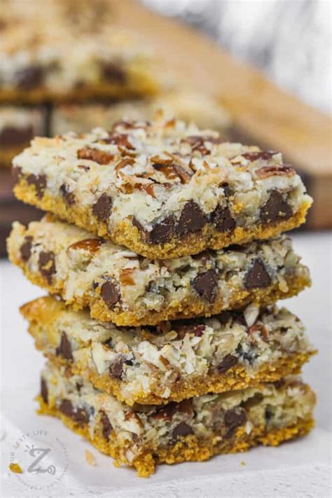 Magic Cookie Bars Easy 15 Minute Prep Our Zesty Life