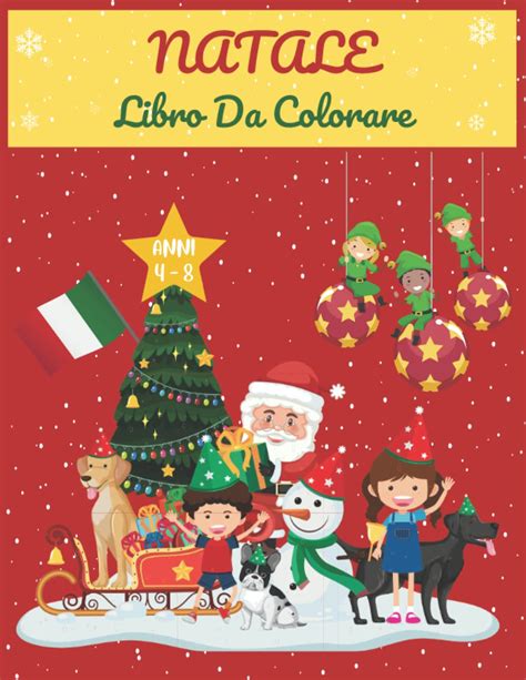 Libro Da Colorare Di Natale Per Bambini Dai Agli Anni Pagine Da