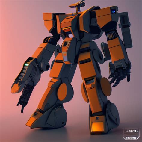 Prompthunt Cybernatic Gundam Robot Led Lights D Render Unreal