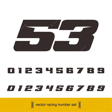 Premium Vector Seamless Racing Bacground Pattern And Racing Numbers