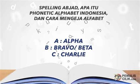 Spelling Alphabet Inggris Sinau