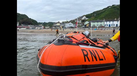 New Quay Rnlis Lifeboat Launches Twice In 24 Hours Rnli