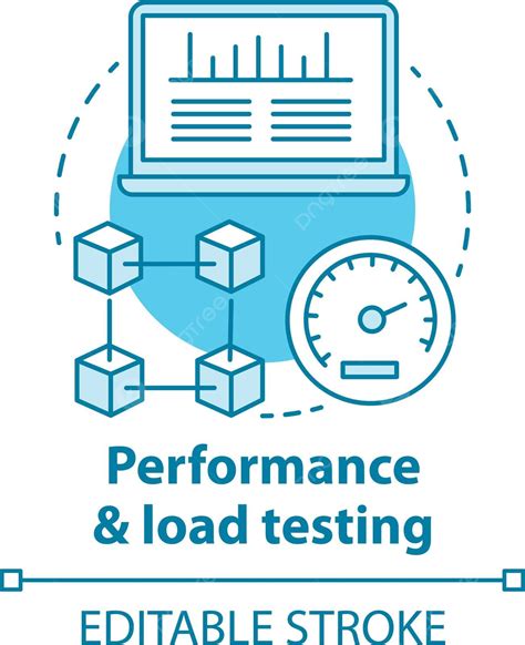 Icono De Pruebas De Rendimiento Y Carga Para La Optimizaci N De La