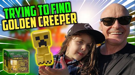 Trying To Find Golden Creeper Minecraft Mine Kit Youtube