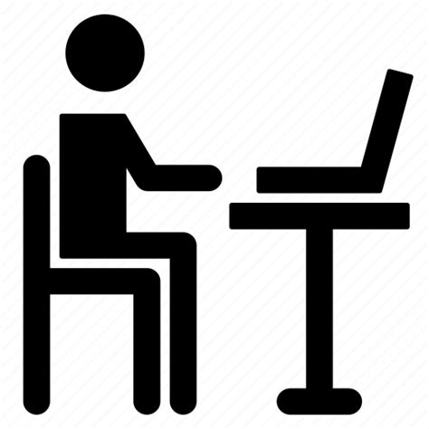 Activity, office, people, sit, typing, work, working icon - Download on Iconfinder