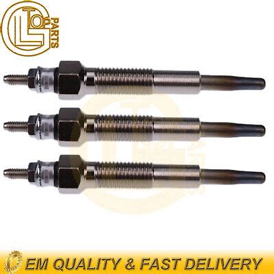 3X Glow Plug SBA185366092 For New Holland Skid Steer LX465 LX485 LX565