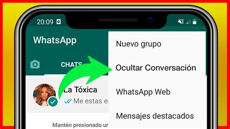 Cómo hacer para ocultar un chat de WhatsApp Haras Dadinco