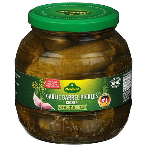 Kuhne Garlic Barrel Pickles Shop Vegetables At H E B