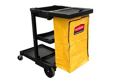 Rubbermaid Janitor Cart With Bag - 1805985 - Rubbermaid Products