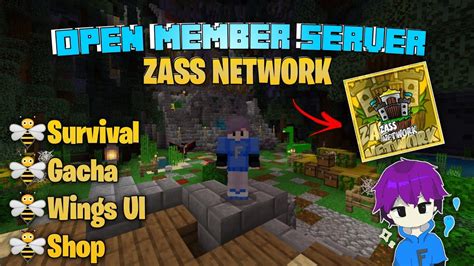 OPEN MEMBER SERVER MCPE ON 24JAM BURUAN JOIN FITUR NYA KEREN KEREN