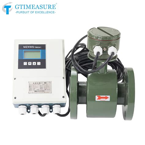 Magnetic Flow Meter Remote Display Liquid Wastewater Sewage Slurry