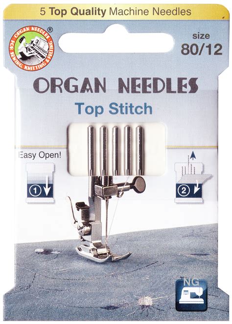 Organ Top Stitch Nadeln Stärke 80 ECO PACK 5900080