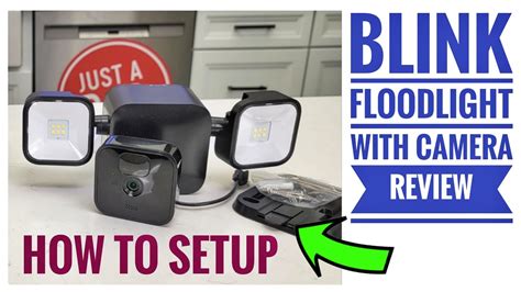 How To Install And Set Up A Blink Outdoor Floodlight Camera Youtube