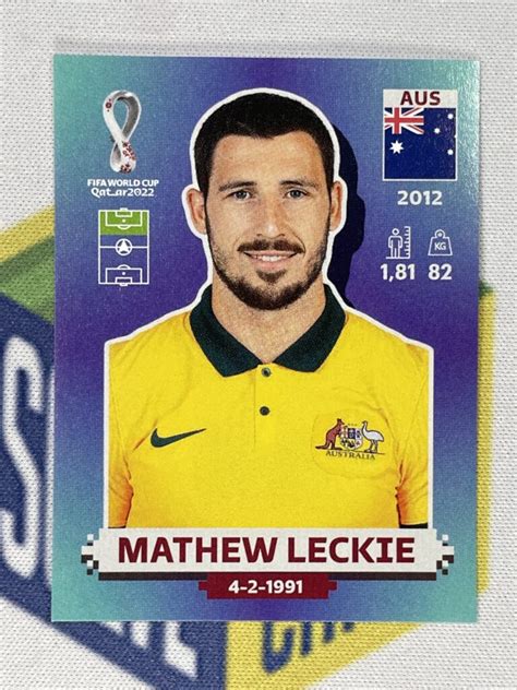 AUS19 Mathew Leckie Australia Panini World Cup 2022 Sticker Solve