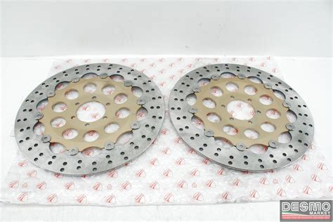 Pair Of Front Brake Discs Monster Desmo