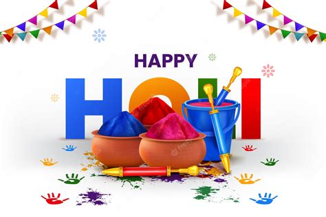 Premium Vector Happy Holi Festival Background Design With Abir Pichkari Color Splash