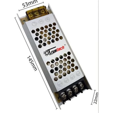 Bloc D Alimentation W Stabilis E Interrupteur V V A Mince Trafo