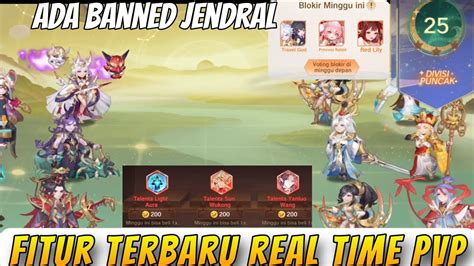 ANJAY FITUR BARU PVP REAL TIME REWARD TALENT MERAH BISA BAN Monkey