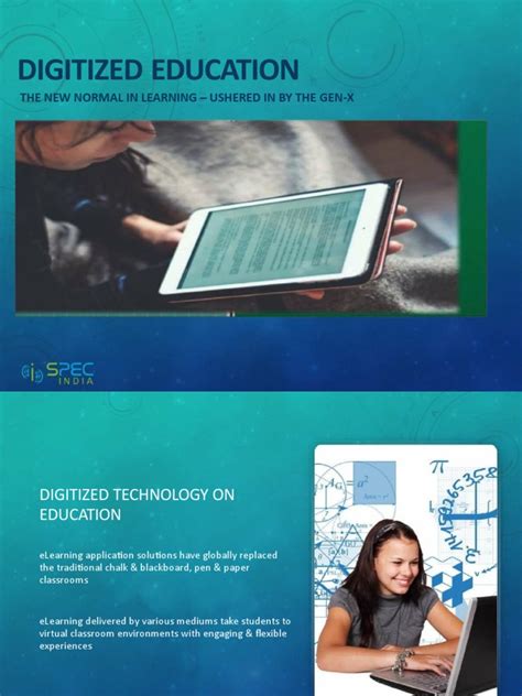 Digitized Education The New Normal In Learning Pdf Educational